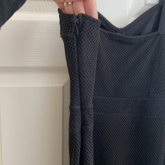 EXPRESS mesh overlay midi dress - Picture 5 of 12